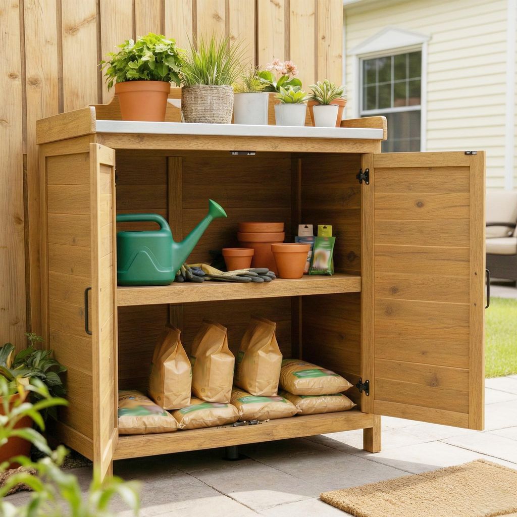 Bealife CC50 Pflanztisch mit Unterschrank, Gartenschrank Produktbild 