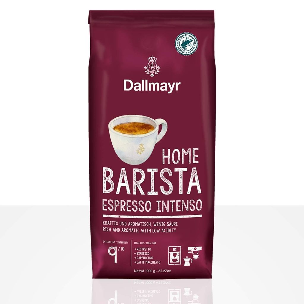 Dallmayr Espresso Home Barista Intenso 8 x 1kg Kaffeebohnen Produktbild 