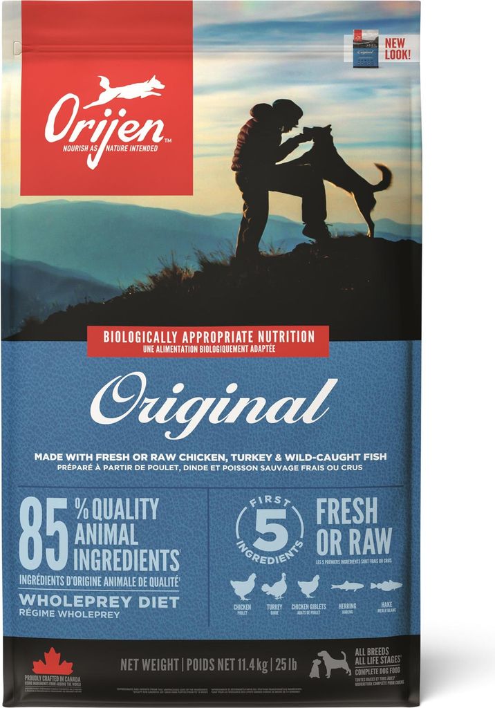 ORIJEN Original Dog - trockenfutter für Hunde - 11 4kg Produktbild 