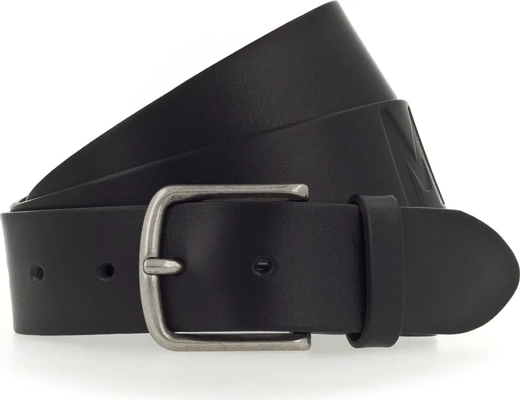 MUSTANG Pelle cintura 40mm Leather Belt W95 Black nero