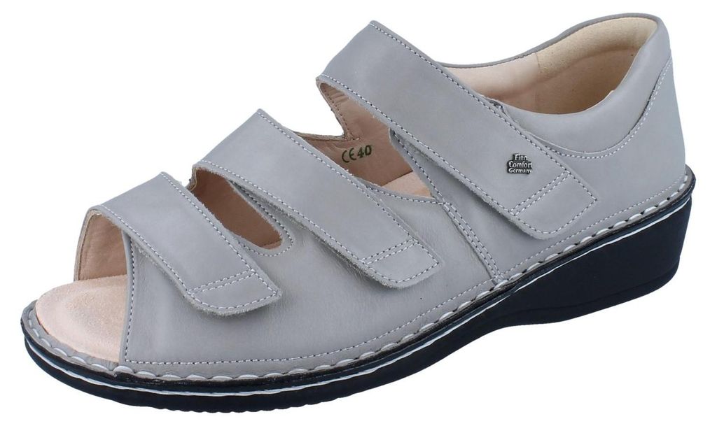 Finn Comfort 96400 (gris) - Sandalias para mujer, cómodas / Imagen del producto 