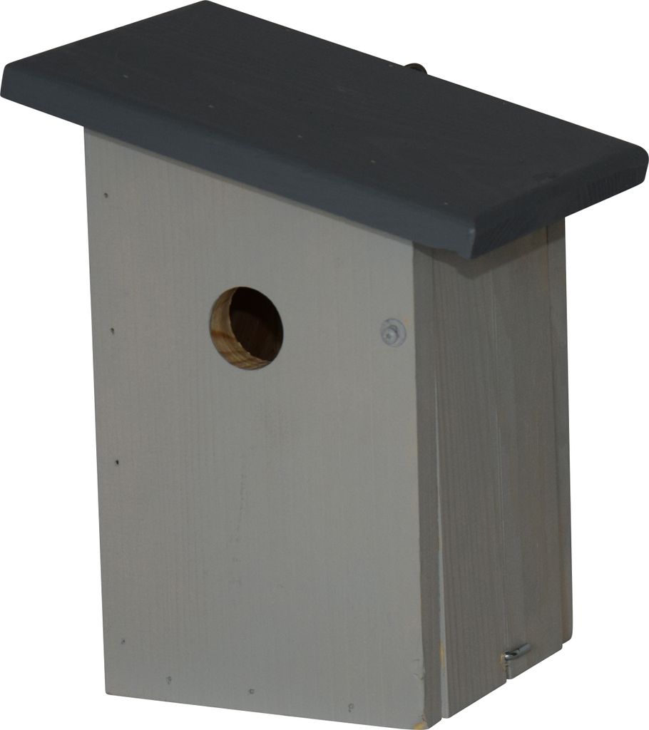 Dehner Natura Premium Wildvogel Nistkasten Jonna, Vogelhaus / Vogelnistkasten für Wildvögel, robust, ca. 19 x 24 x 16 cm, 32 mm Einflugloch, aus ...