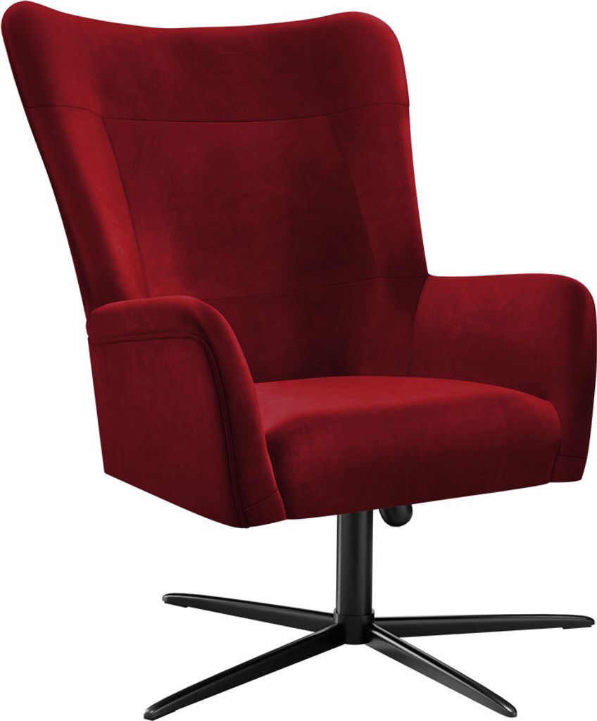 MIRJAN24 Sessel Olo, Wohnzimmersessel vom Hersteller, Dreh- und Kippmechanismus, Metallgestell, Polstersessel (Farbe: Velluto 07)