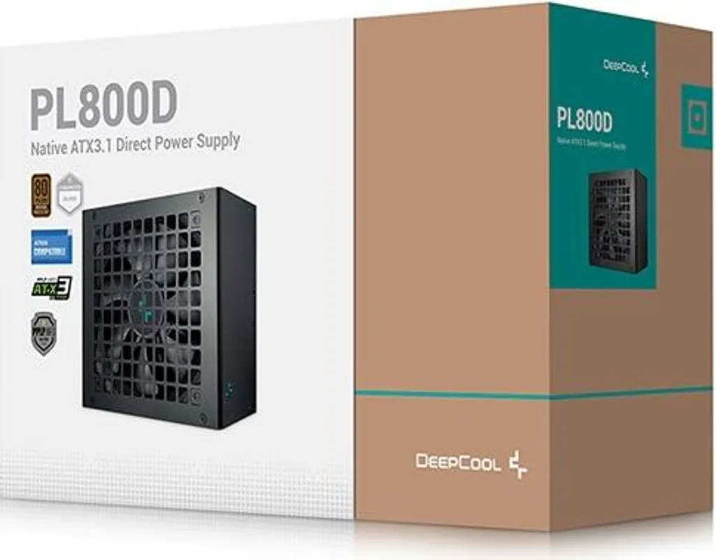 DeepCool PL800D Bloc d'Alimentation 800W ATX Noir Haute Performance PC - 6