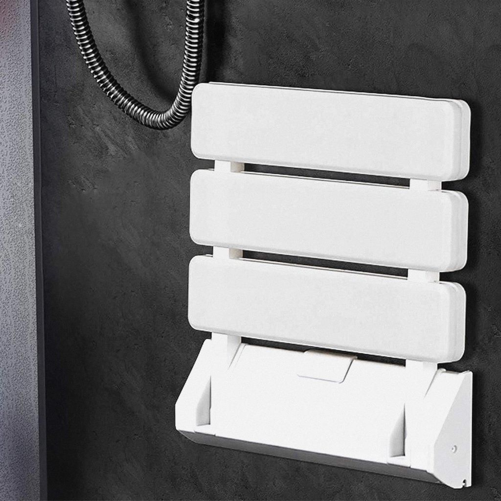 Duschklappsitz für Wandmontage, bis 150 kg - Klappsitz Dusche hochklappbar für die Dusche Stuhl klappbar -Duschsitz klappbar Wandmontage für Sen...