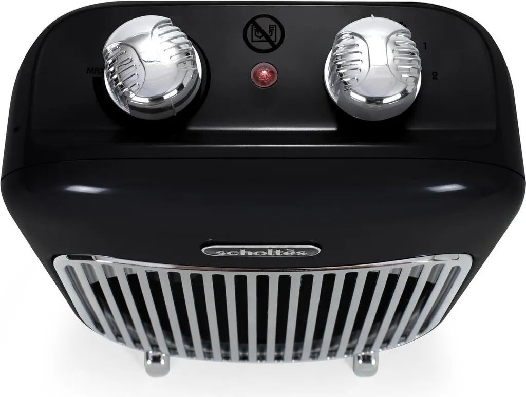 Chauffage soufflant 2000W noir Scholtes SCSV500N : performance compacte
