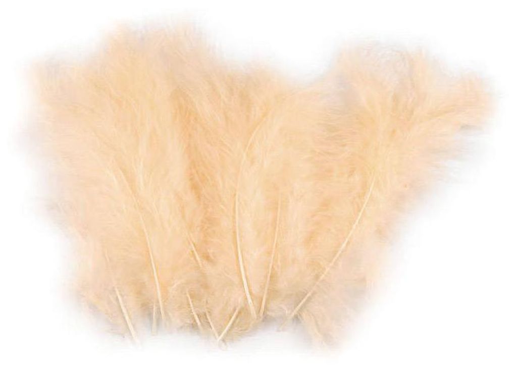 Dekorative Federn Straußenfedern Lachs 9-16cm