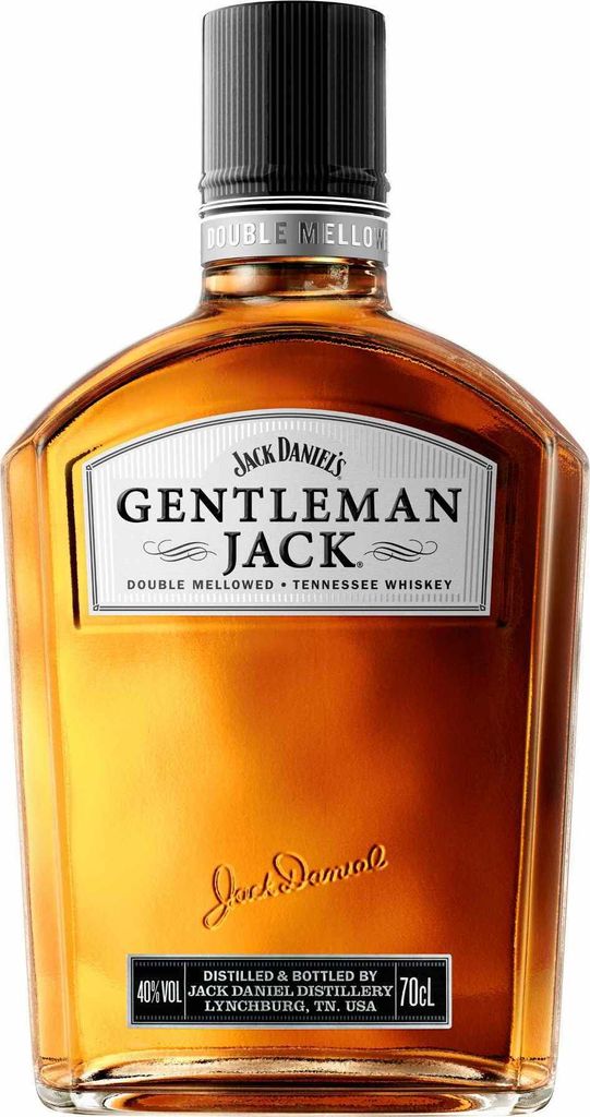A bottle of Jack Daniel's Gentleman Jack Rare Tennessee Whiskey.