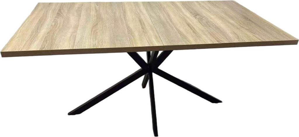 INGA Ausziehbarer Tisch für 8 Personen mit Holzeffekt 200 cm