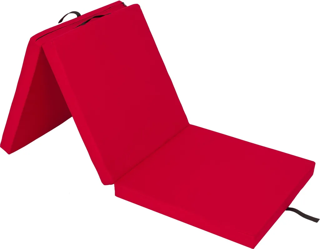 Matelas pliable lavable et dur ALEX 180x60x6 cm pour couchage de voyage