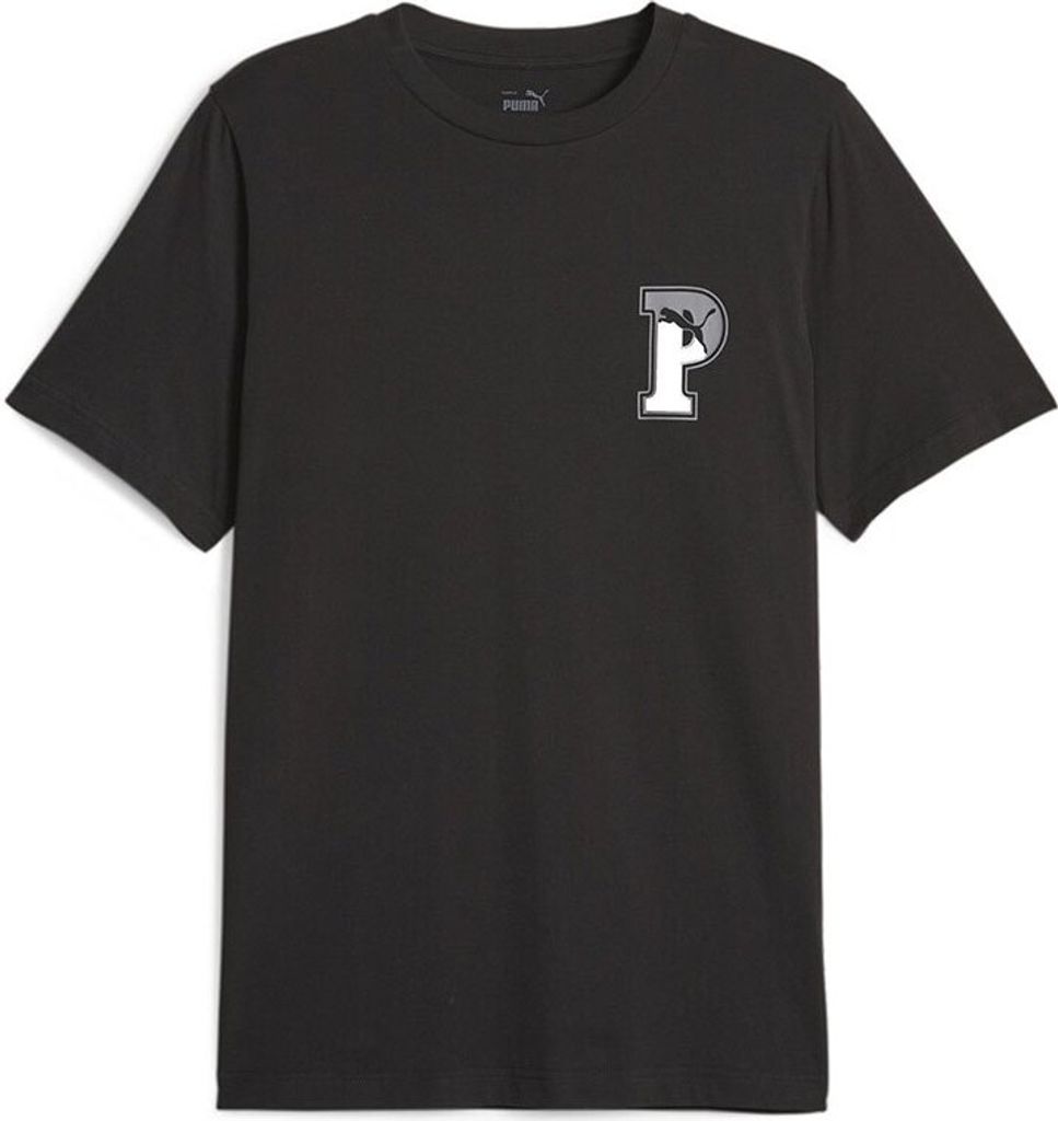 Puma Squad Graphic T Kurzarm-t-shirt Schwarz XL Mann Schwarz XL
