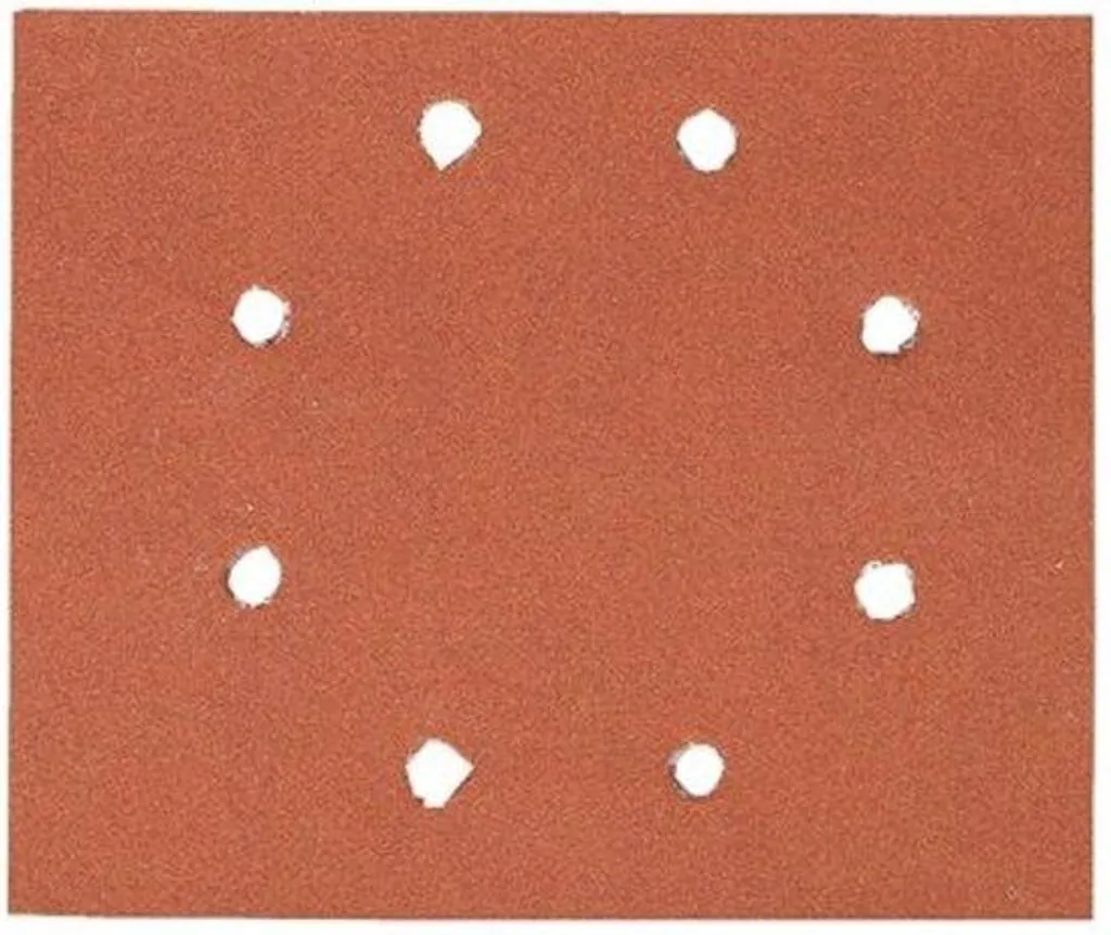 Feuilles abrasives 115x115 mm grain 120 pour bois et peinture lot de 25