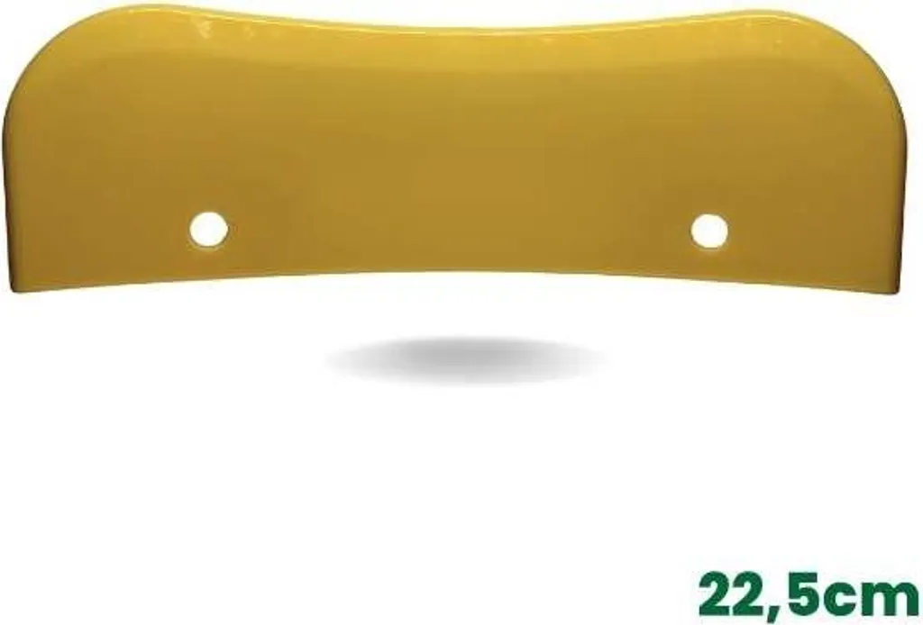 Couvercle robuste 24,5 cm jaune pour seau - Plastique haute densité