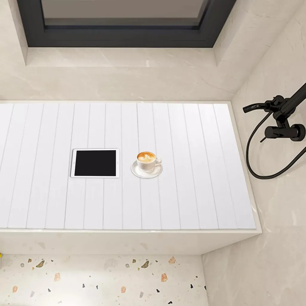 Couvercle Baignoire Anti-Poussière et Isolant - Solution Gain de Place - 8