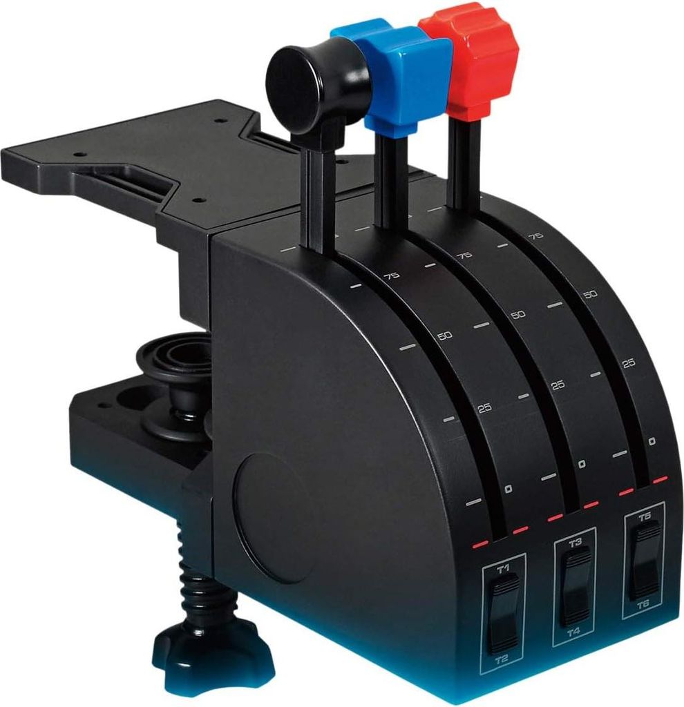 Logitech Flight Throttle Quadrant - Gasregler - kabelgebunden - für PC