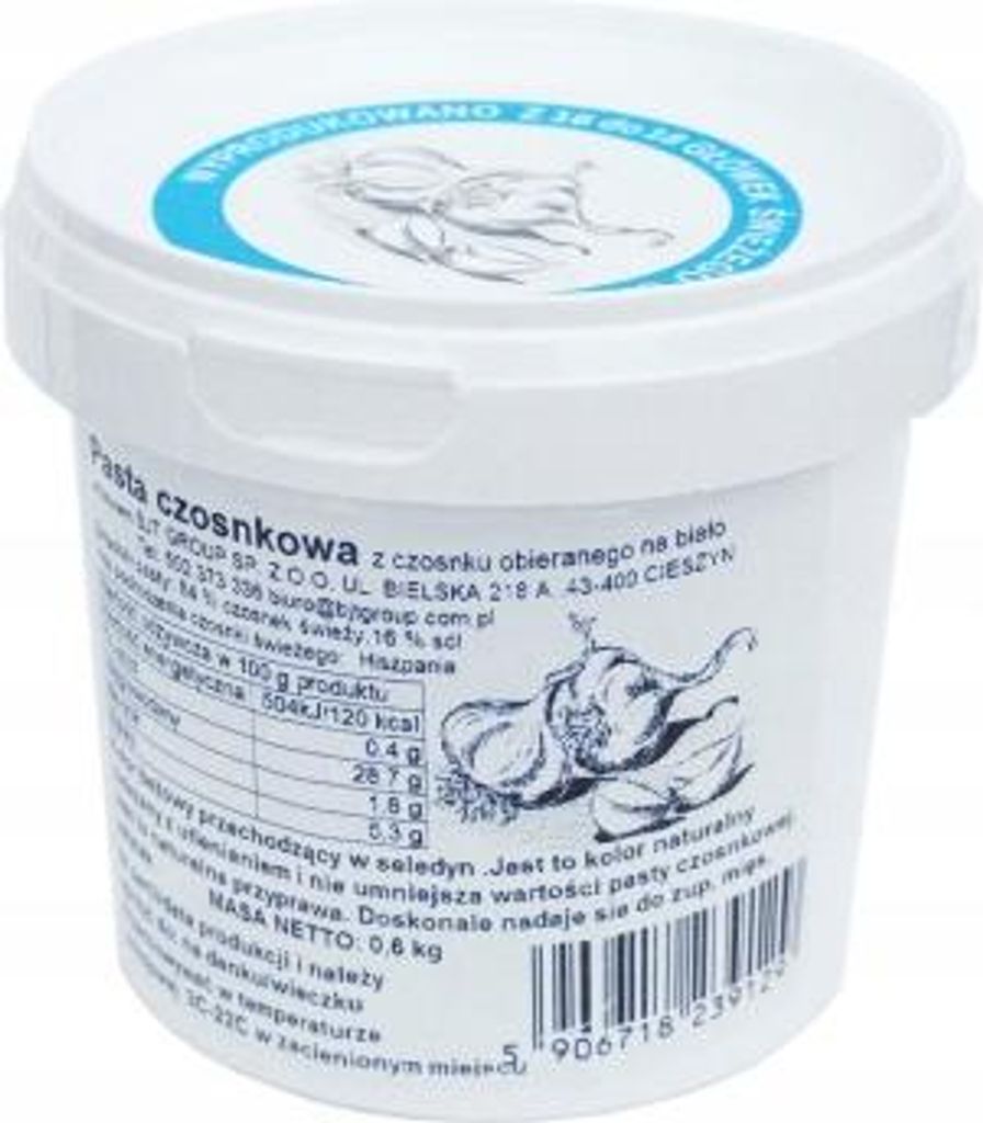 Pasta czosnkowa hiszpańska 600 g Zdjęcie produktu 