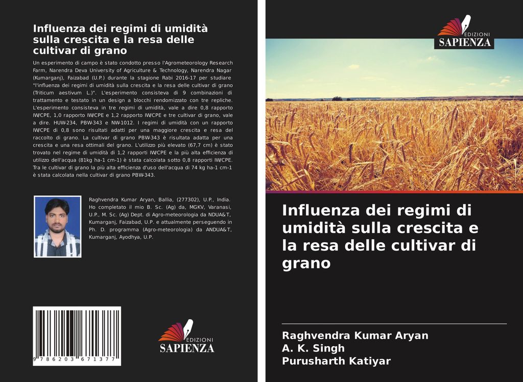 Influenza dei regimi di umidità sulla crescita e la resa delle cultivar di grano