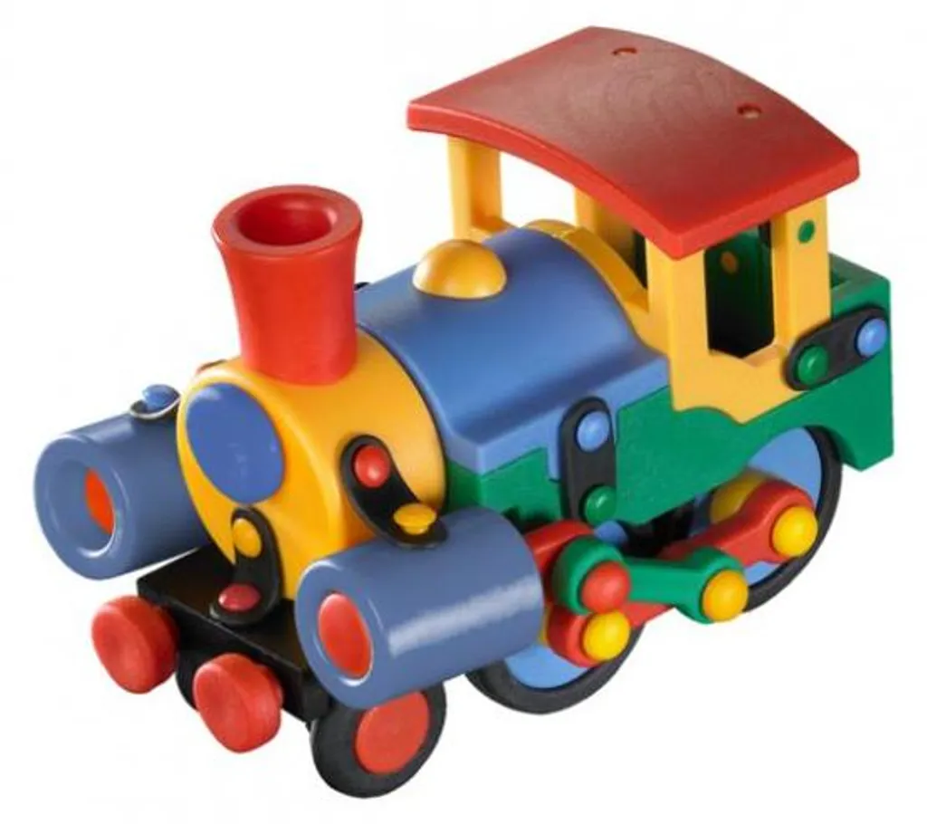 Jeu de construction Mic-o-mic 3D Locomotive 089.070, Maquette 15 cm