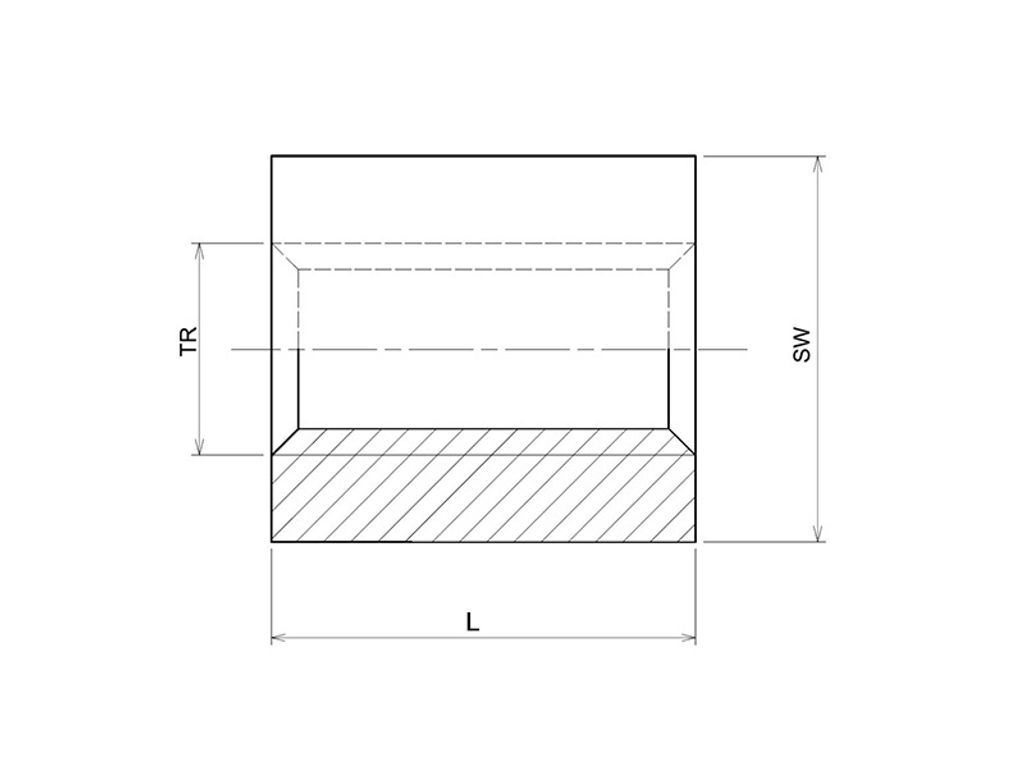 Trapezgewinde Sechskantmuttern 18x4 Rechts Automatenstahl Bleifrei Trapezgewinde Sechskantmuttern 18x4 Rechts Automatenstahl Bleifrei