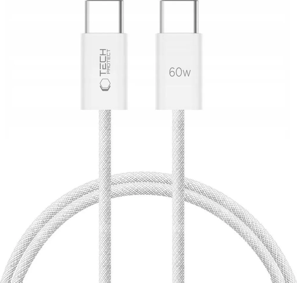 Tech-Protect Ultraboost Classic Cavo Type-C Pd60W/3A 100Cm Bianco - 9