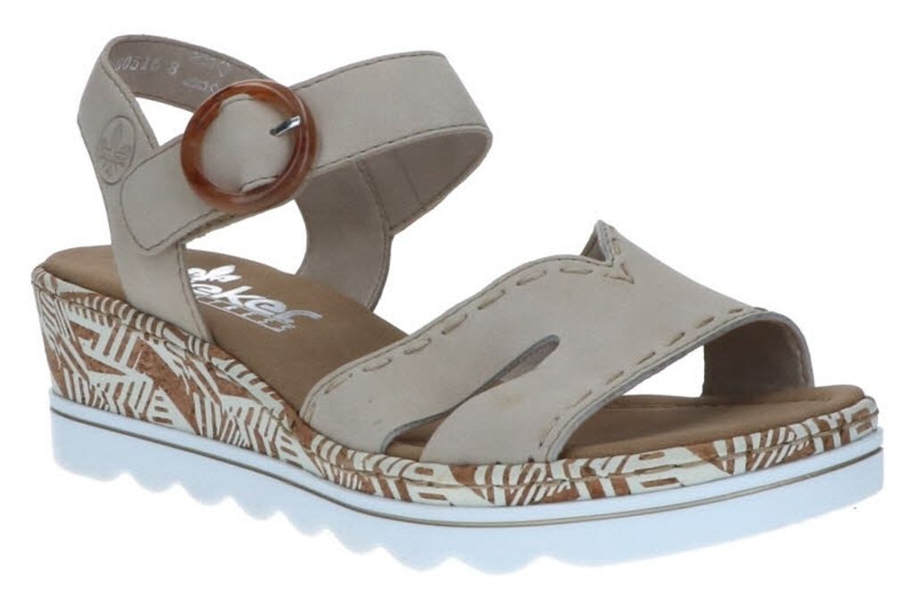 Rieker Keilsandaletten 67173 Damen 31353430373139 Beige 37 Produktbild 65