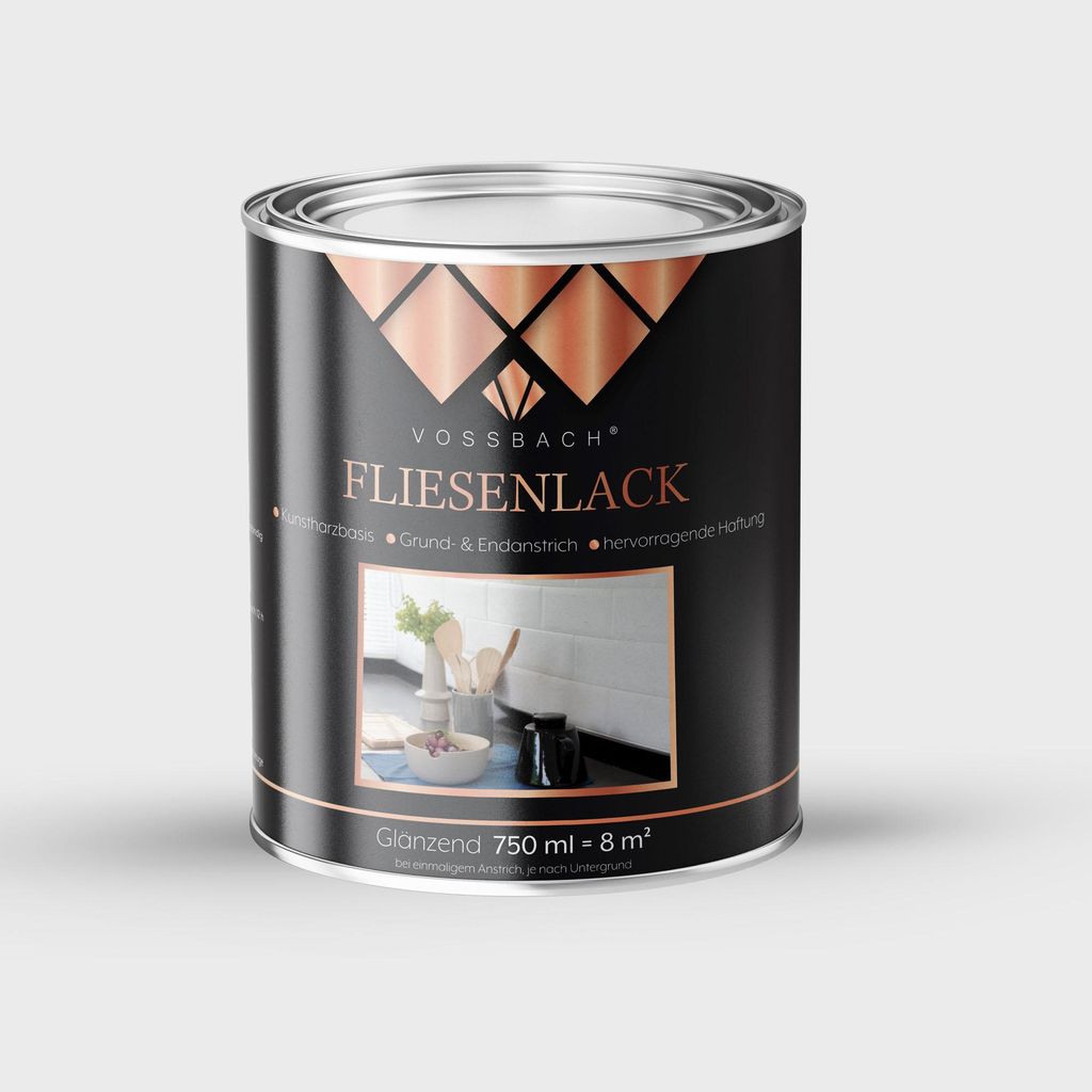VOSSBACH Premium Fliesenlack 750 ml Dose RAL 7016 Produktbild 