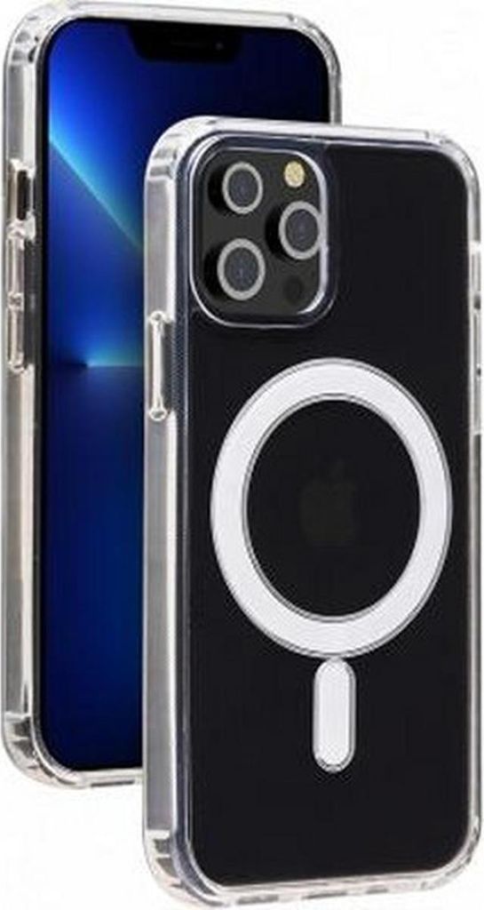 BigBen Connected, Hülle für Apple iPhone 13 Pro MagSafe-kompatibler Hybrid, Transparent