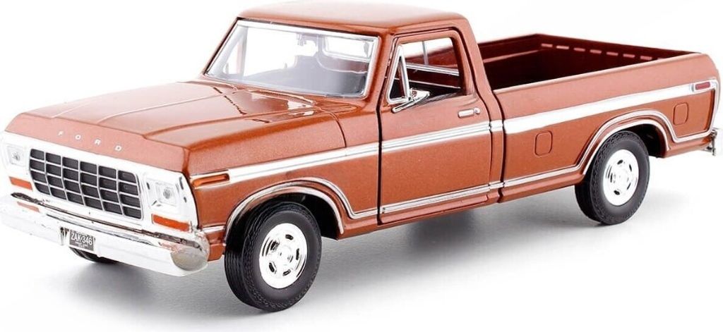 FORD F-150 Custom 1979 Braun, MMX79346MARRON, Maßstab1/24, MOTOR MAX
