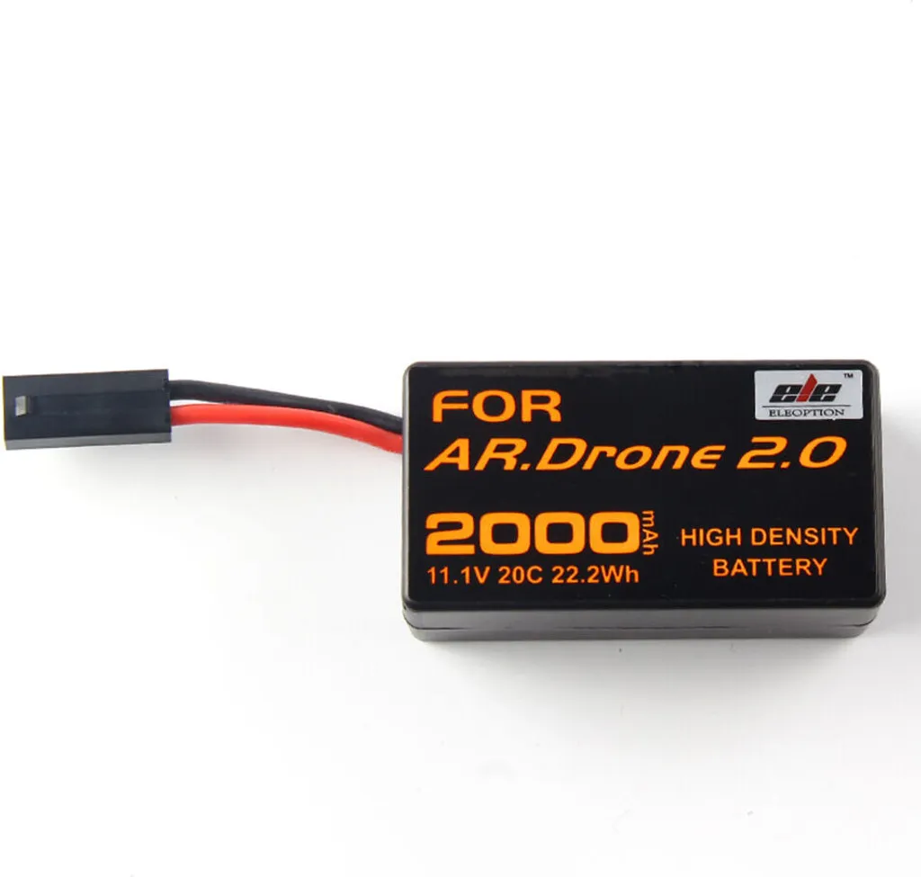 Batterie 2000mAh 11.1V pour Parrot AR.Drone 2.0 avec Autonomie Prolongée