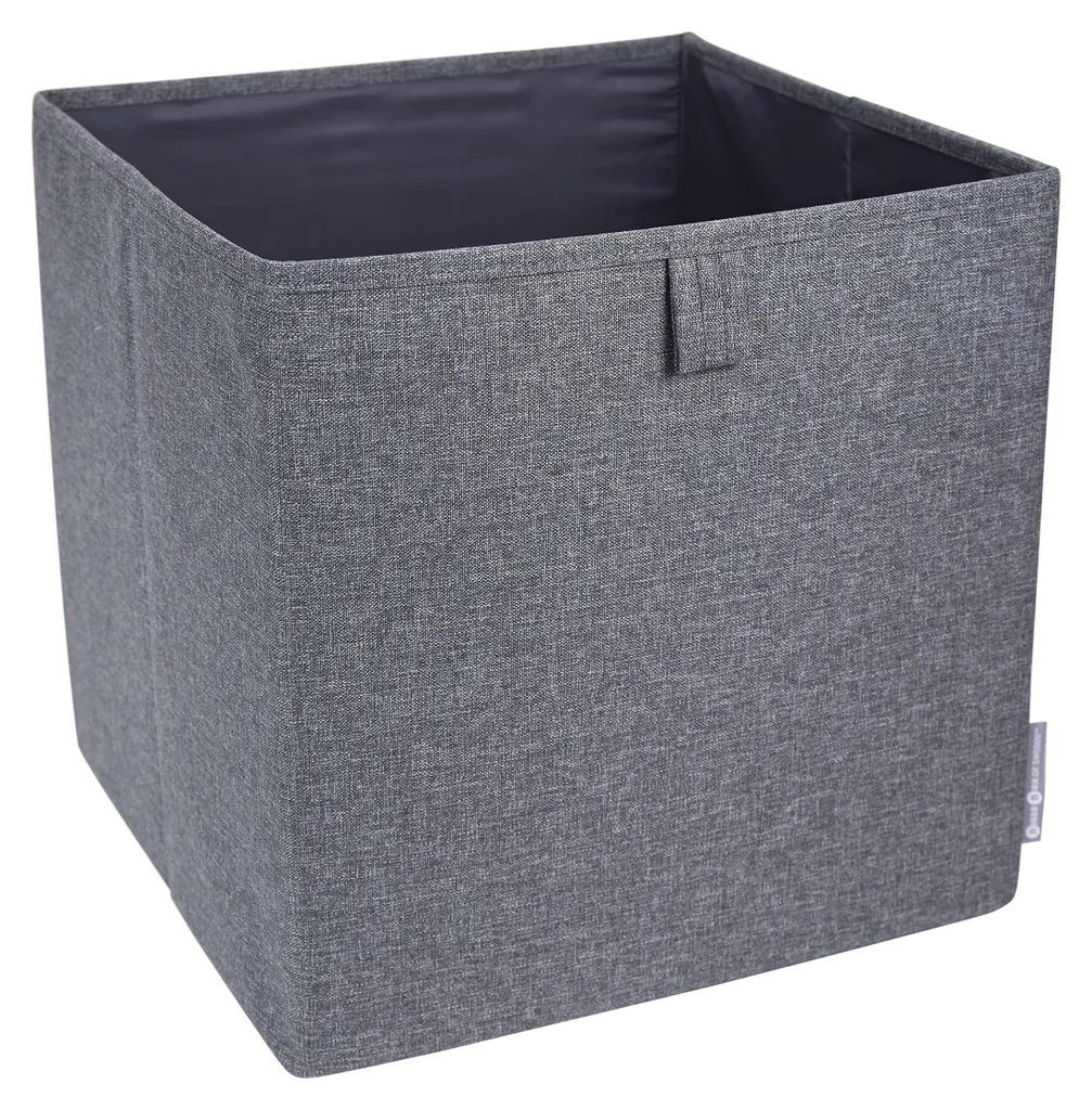 Boîte de rangement pliable et modulable en tissu pour dressing et bureau