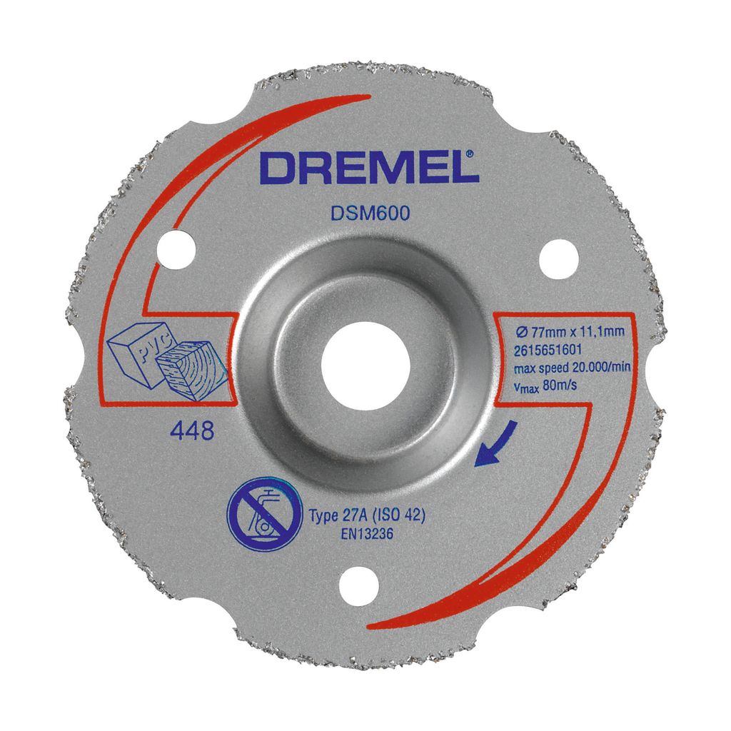 DREMEL® DSM20 Mehrzweck-Karbidtrennscheibe, DSM600 Produktbild 