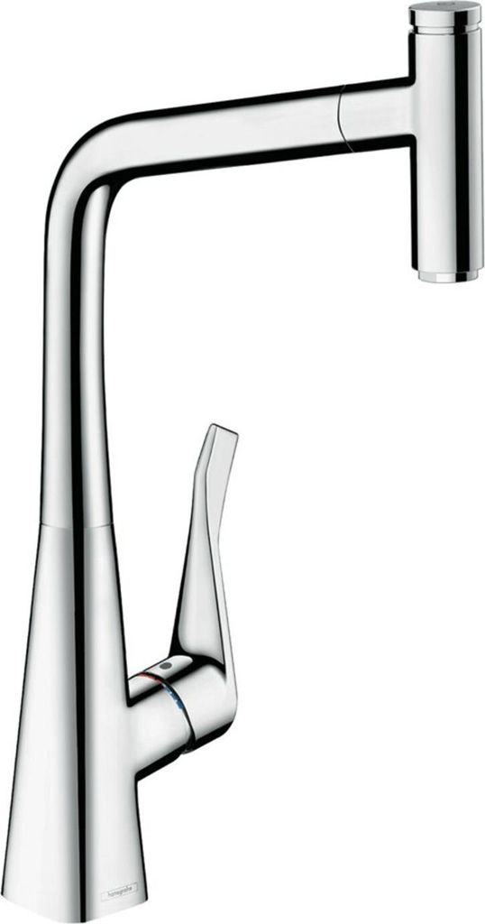 Einhebel-Küchenmischer 320 SELECT METRIS DN 15, mit sBox, Ausziehauslauf chrom chrom