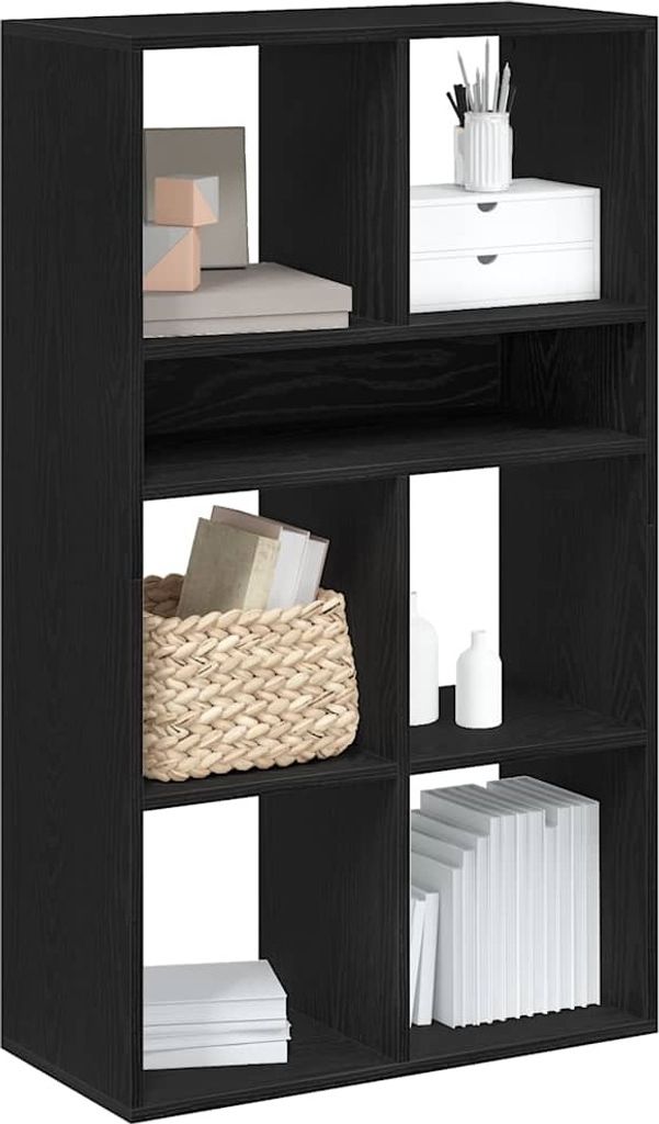 Maison Exclusive - Bücherregal Schwarz 66x31x112 cm Holzwerkstoff