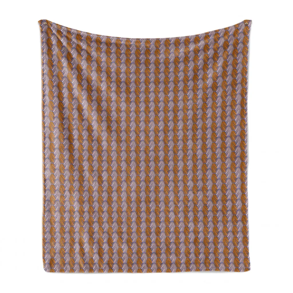 Coperta Morbida ABAKUHAUS Esagoni - Comfort Flanella e Pile