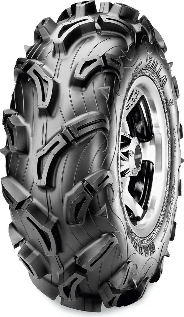 Pneu Maxxis Zilla 28x10-12 : Idéal pour les Sols Boueux et Humides en Quad