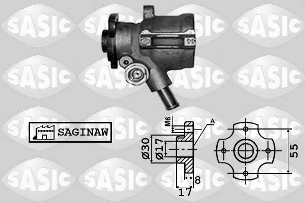 Pompe hydraulique de direction assistée pour Berlingo et Partner 1.9 D