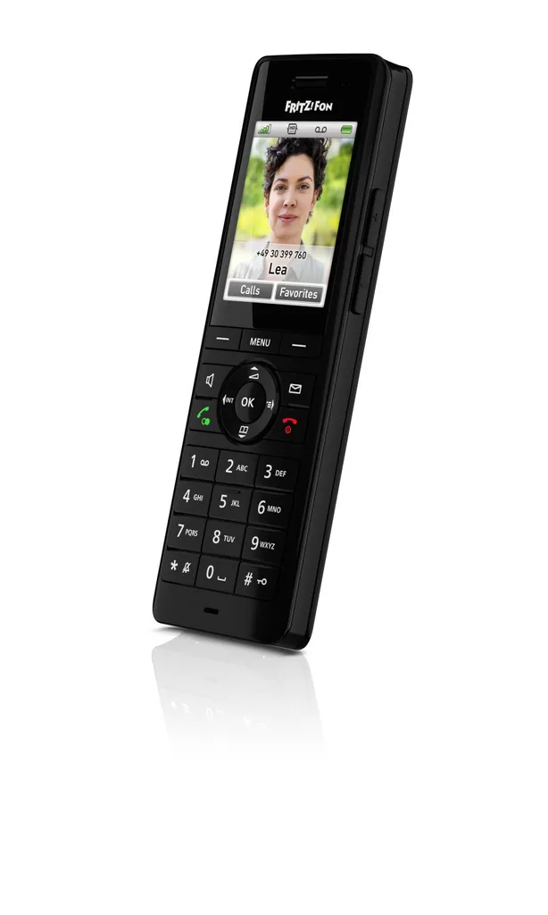 Combiné DECT FRITZ!Fon X6 Noir Idéal pour Maison et Télétravailleur