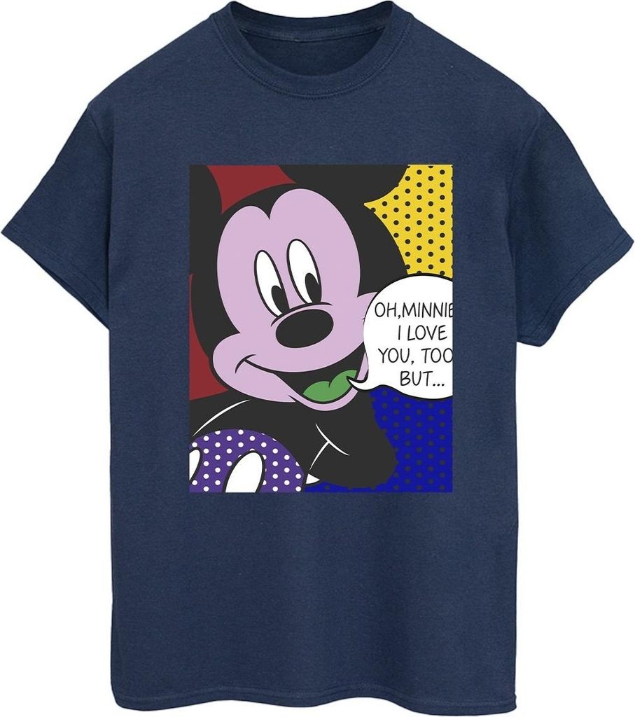 Disney - "Oh" T-Shirt für Damen BI38985 (XL) (Marineblau)