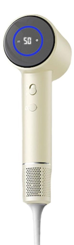 INF Haartrockner 1600W Beige mit Magnetdüse und Diffusor, PC, Display