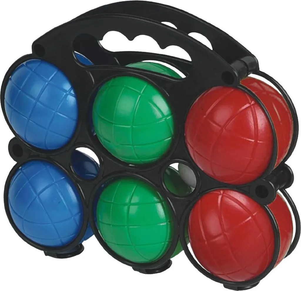 Jeu de pétanque Marbueno multicolore en plastique - Set de 8 boules