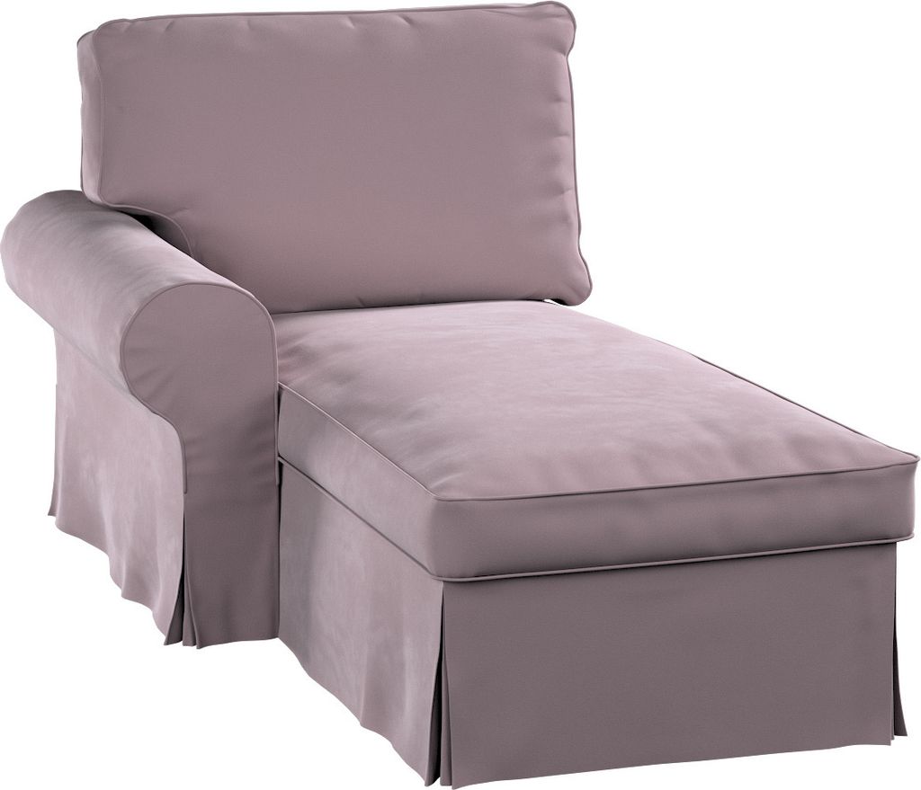 Dekoria Bezug für Ektorp Récamiere links, rosa, Ektorp Bezug für Récamiere links