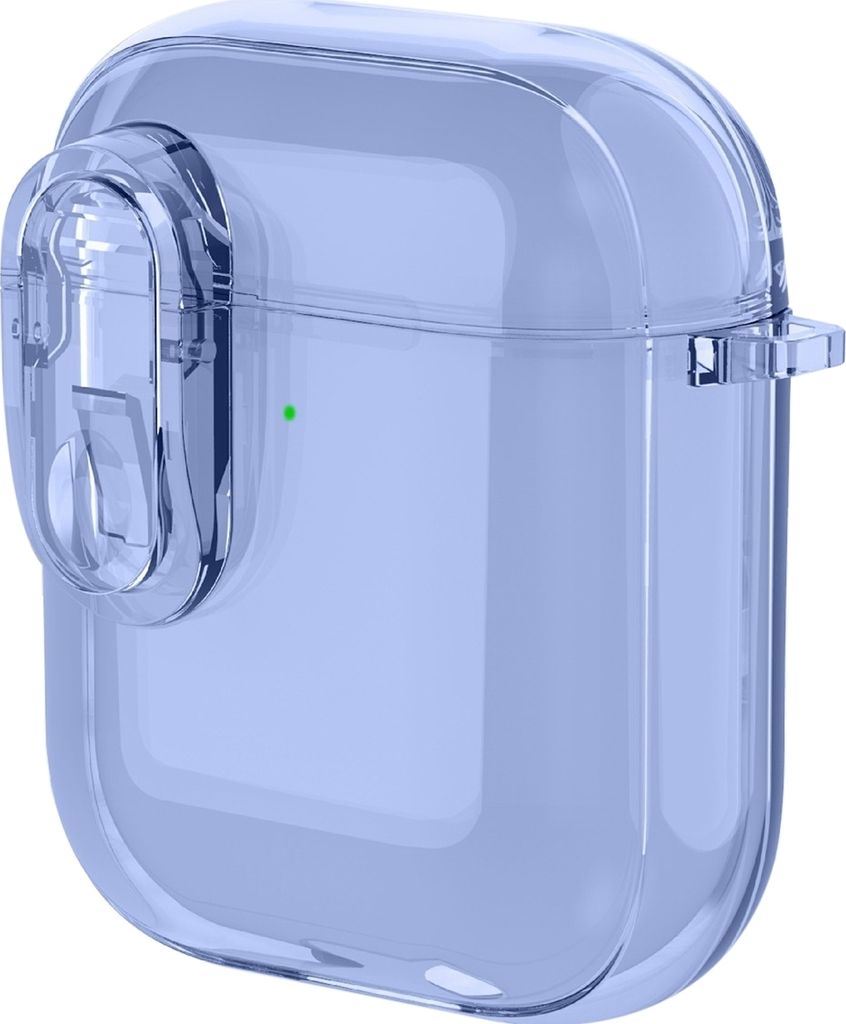 Mobigear Crystal Clip Apple AirPods 2 Hardcase Hülle - Blau
