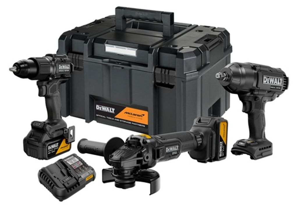 DeWalt Accu-gereedschapset DCK3222MP2T-QW | McLaren | 18 V Productafbeelding 