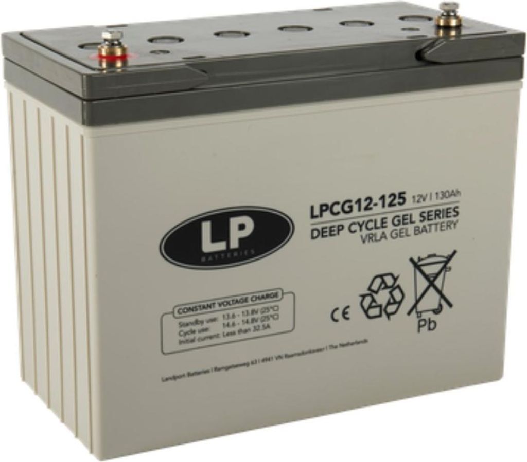 Landport LPCG12-125 VRLA GEL Akku 12V 130Ah wartungsfrei