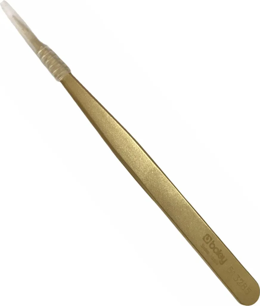 Pince Boley B5 en laiton 130mm : manipulez sans rayer vos petits objets