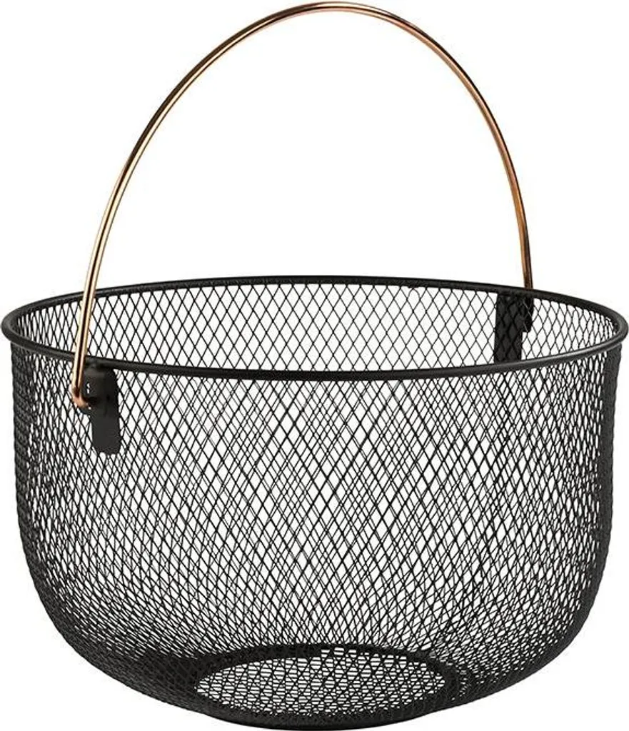 Panier à Pain Rond APS en Métal Chromé avec Anse Pratique Ø 30cm