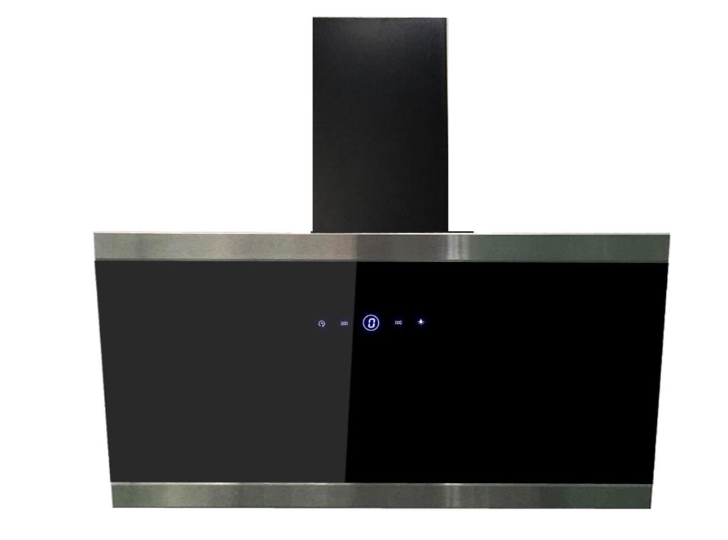 CH 89090 S (schwarz/edelstahl, 90 cm) Produktbild 