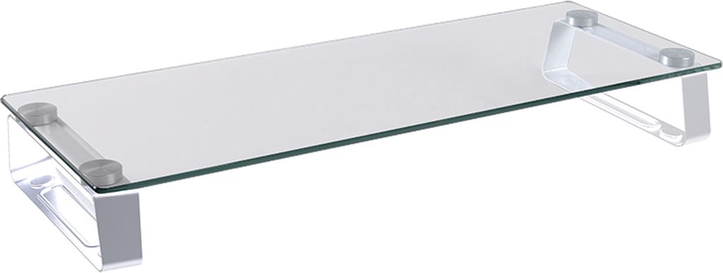 LogiLink Tischplatten Bildschirmerhöhung Metall/Glas Produktbild 