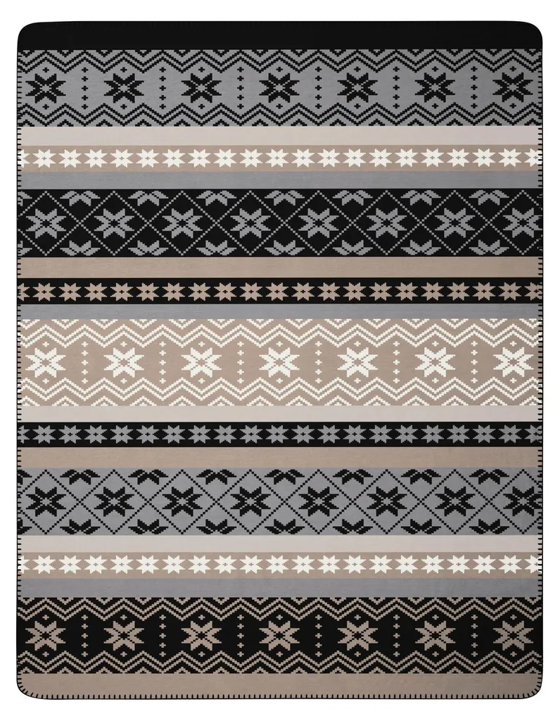 Couverture Chaude Biederlack Braid 150x200 : Fini les Soirées de Froid