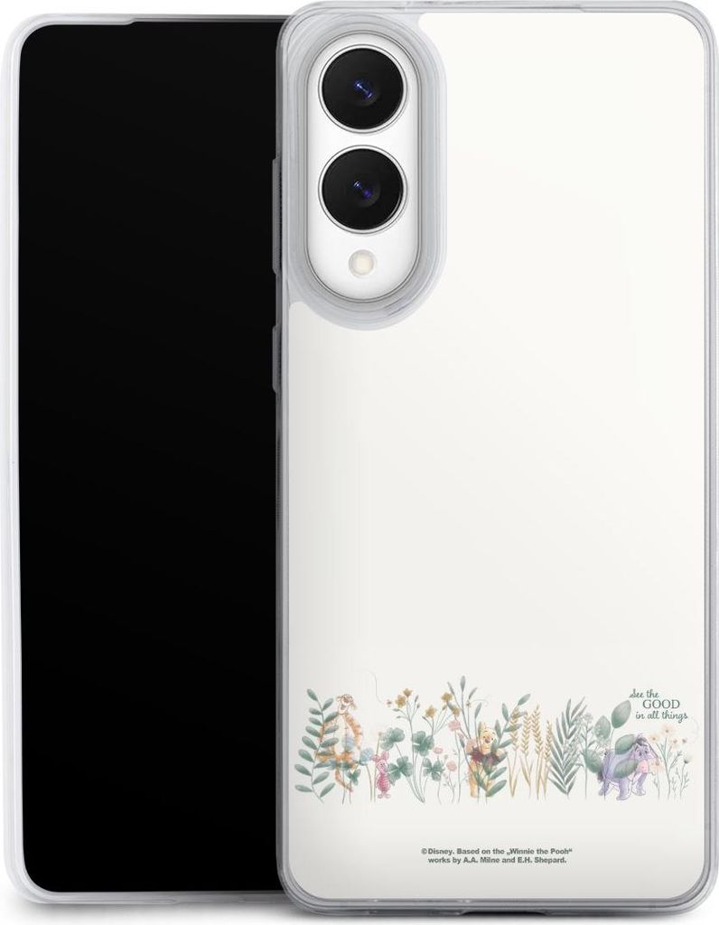 DeinDesign Slim Hülle für Samsung Galaxy S25 Edge Silikon Case Ultra Dünn Handyhülle Disney Winnie Puuh Eukalyptus